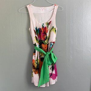 Sleeveless Floral Dress